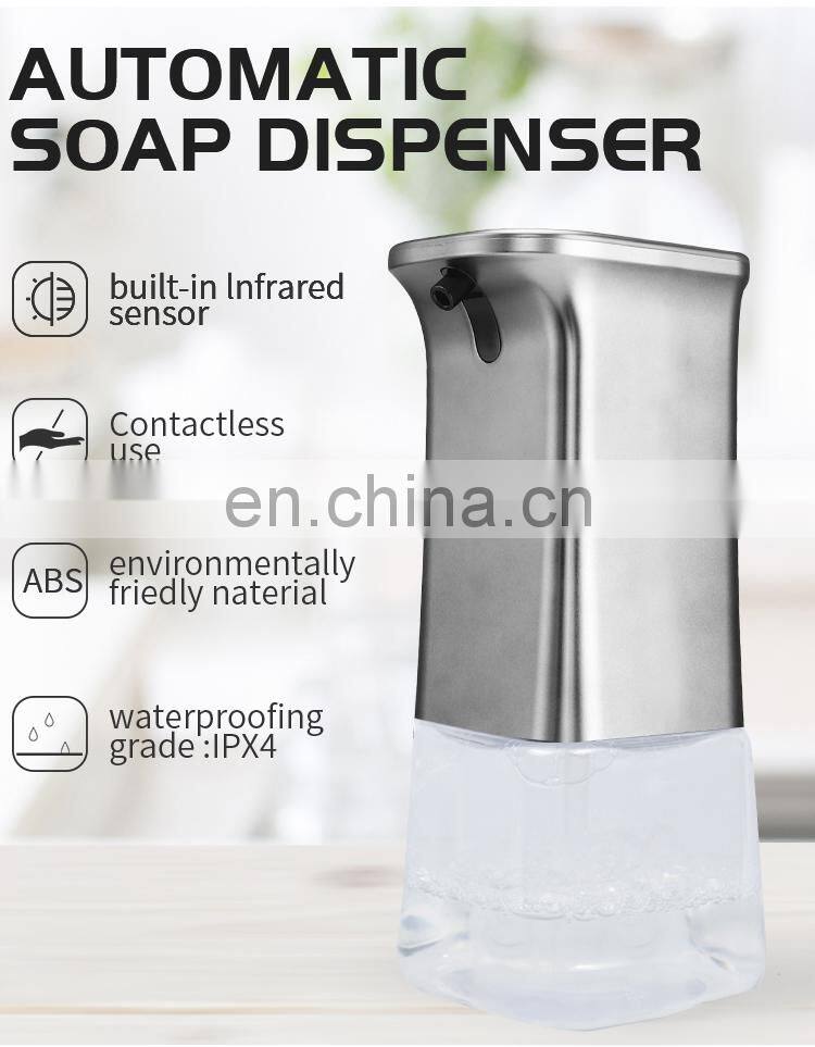 battery use public infrared induction touchless automatic foaming soap dispenser pump bottle automatischer seifenspende