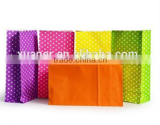 Custom eco feature food,gift paper packaging bag