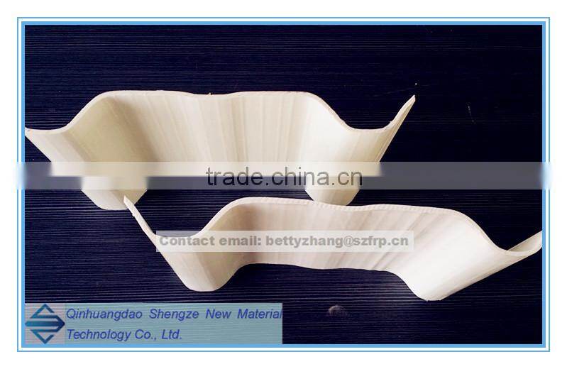 FRP roof sheet/exported quality 3mm corrugated roofing sheet/ grp building panel