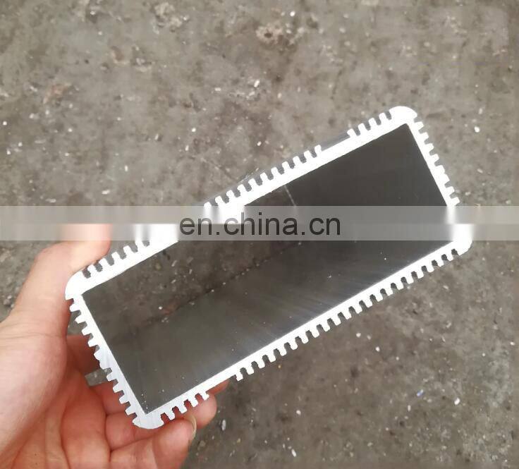 China supplier 6063 extrusion aluminum heat sink box with clear anodize