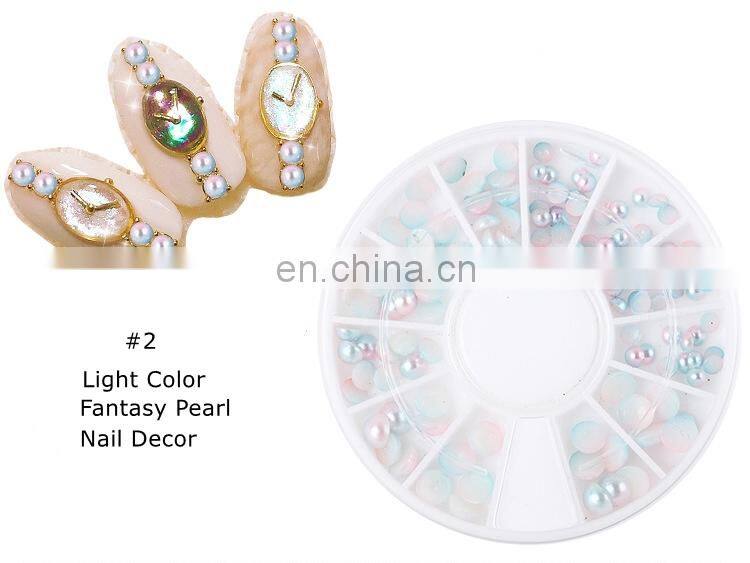 Best selling pearl beads nail art pearls with Fast delivery