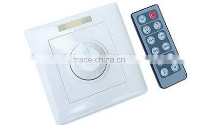 LED wall light use 1channel IR led dimmer with 12 buttons 12V/24V led dimmer