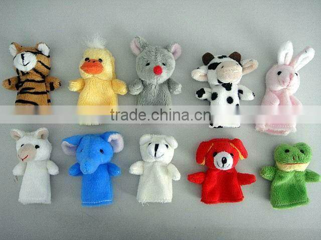 plush animals finger puppets for kids