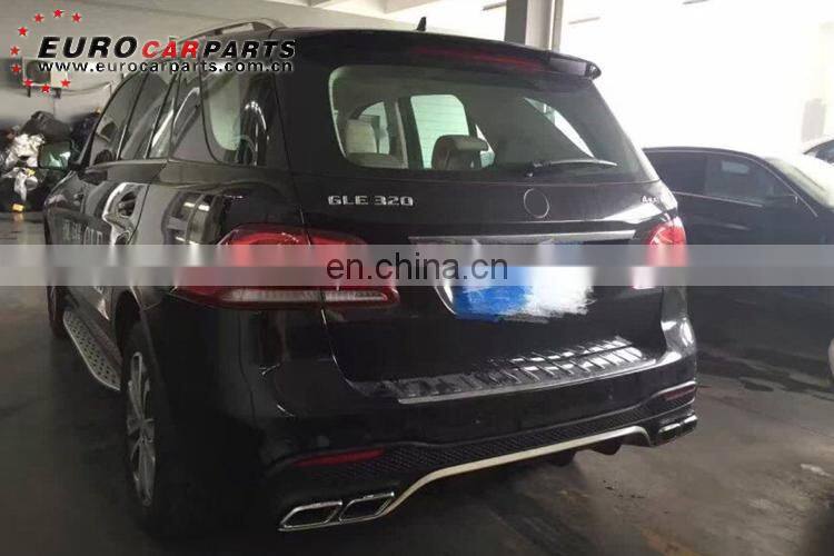 GLE63 body kits fit for MB GLE-class GLE300 GLE350 GLE400 GLE450 to GLE63 SUV style body kits for GLE