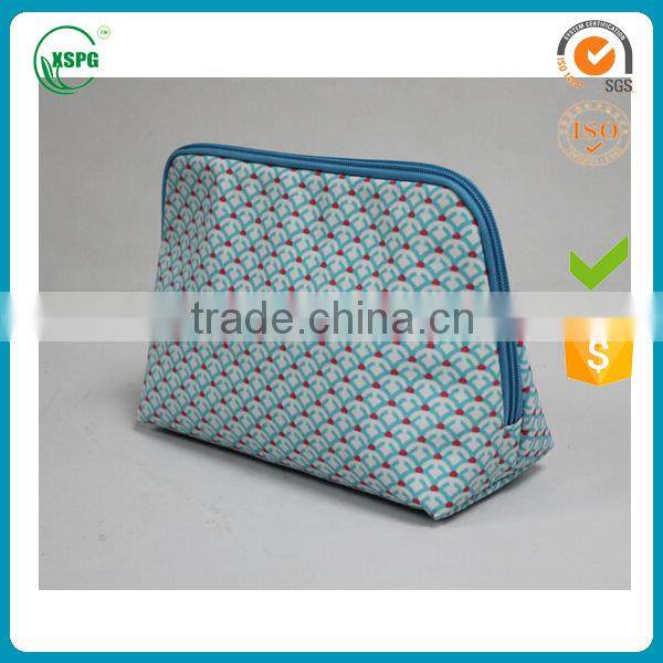 Custom size cotton canvas cosmetic zipper bag