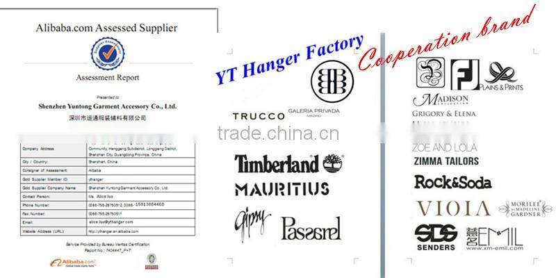 YY0484 high quality sollid plastic hanger clothes hanger pants hanger