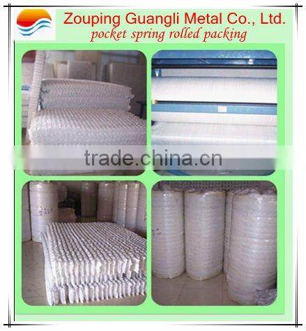Pocket springs mattress for pillow top spring mattress