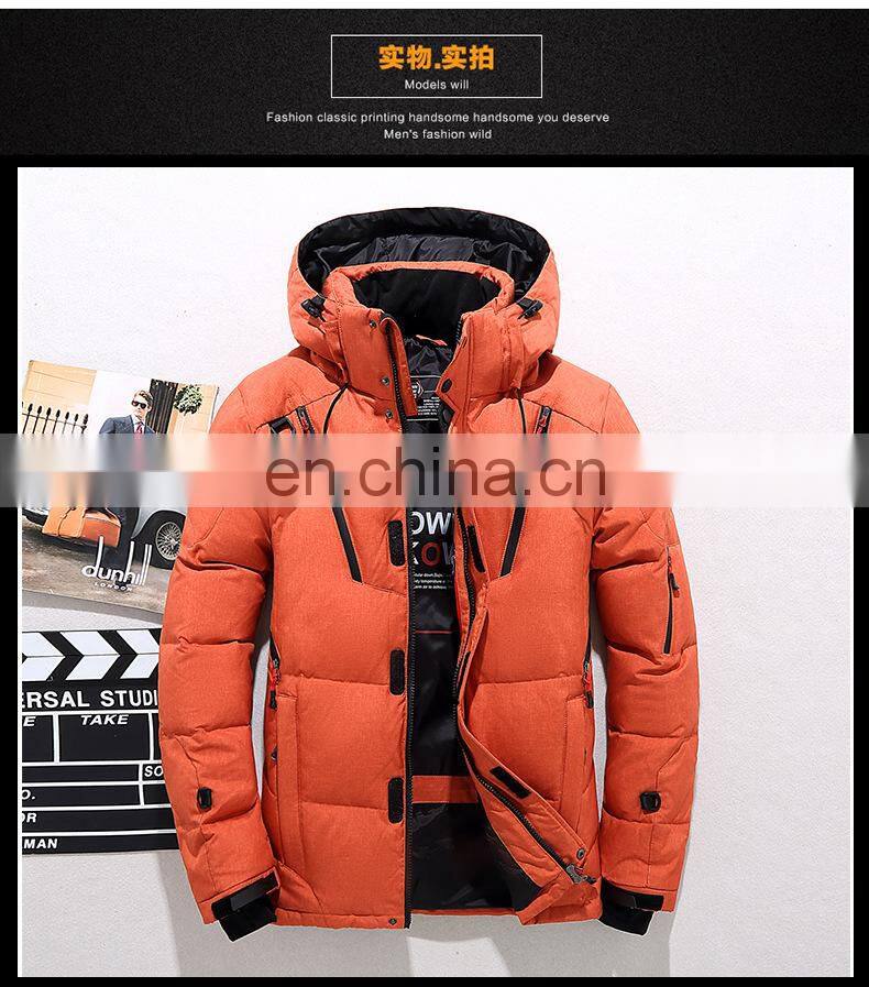 Wholesale winter jacket men's overcoat mens customized jackets winter windproof cloth for men bubble coat bubble jacket