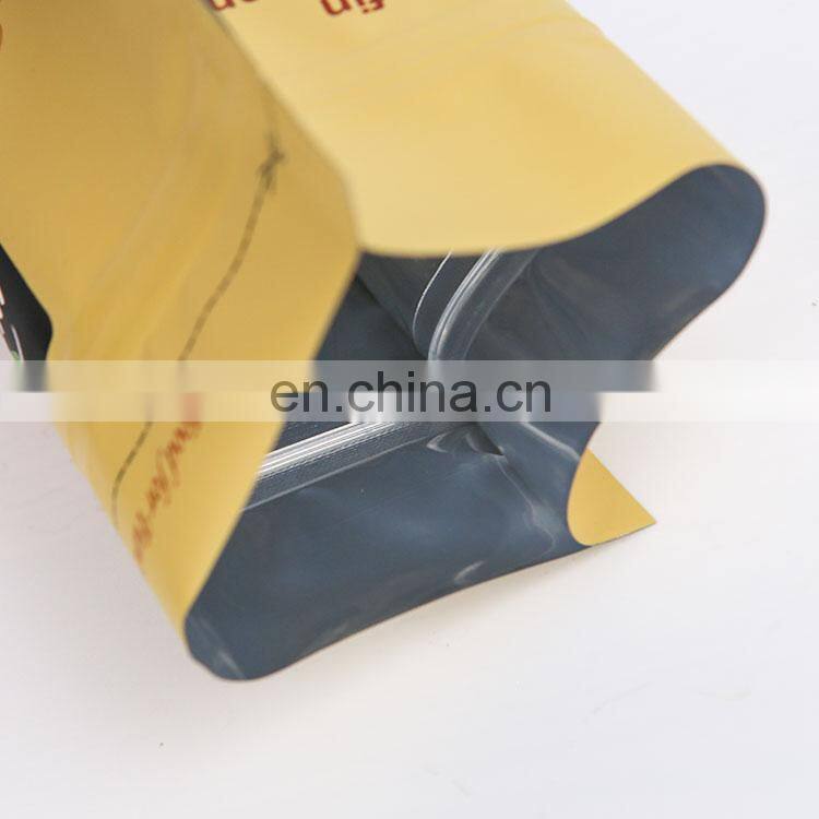 Food grade aluminium plastic vacuum sealer brown kraft paper cookie nuts packaging food bag