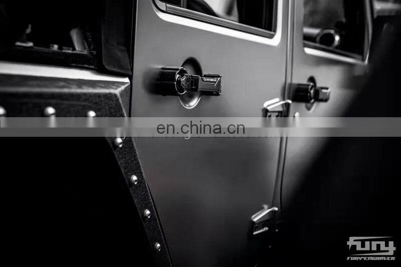 5pcs Aluminium Handle  for Jeep wrangler JK accessaries 2007+ 4 Doors Black/Sliver from Maiker offroad