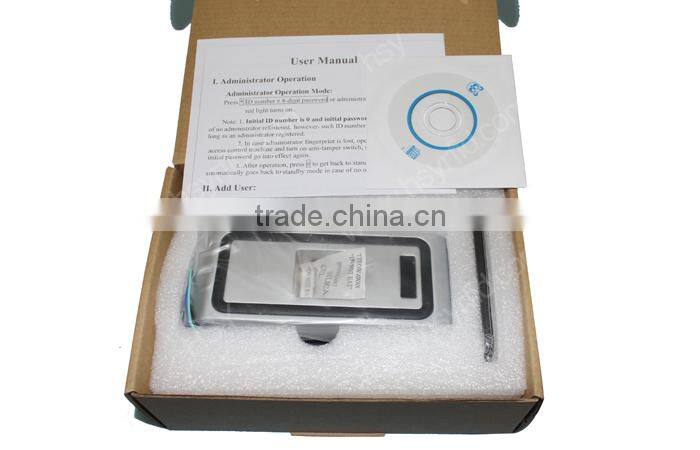 Metal case RFID and Fingerprint standalone access control reader with wiegand26 output