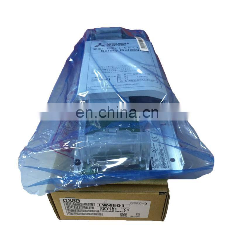 Hot sale plc controller programmable logic controller Q series 100% original Mitsubishi plc Q38B in stock