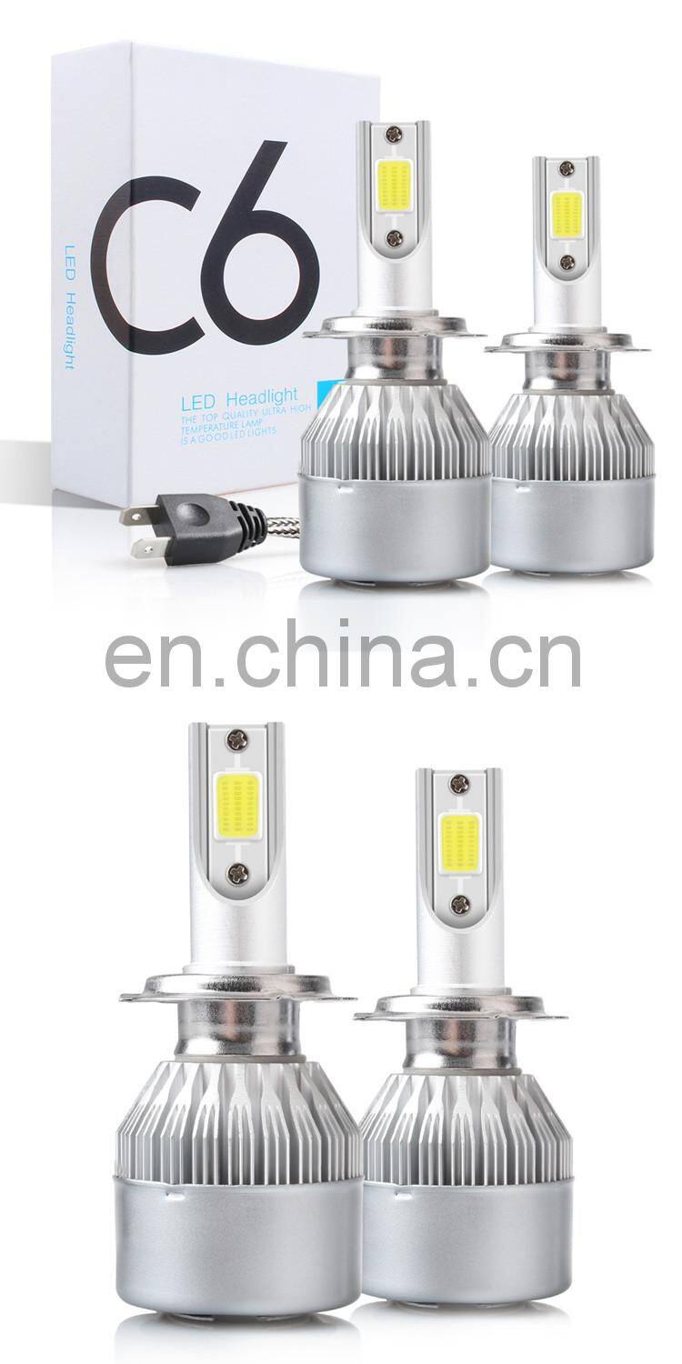Factory Wholesale C6 Led 880 Car Light Bulbs 6000K 36W Led Bulbslight Bulbs C6 H11 H1 H4 H7 Headlight