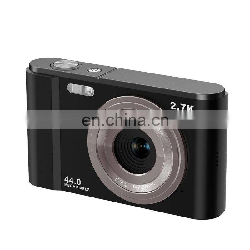 2.7K 44MP 16X Digital Zoom 700mAh Lithium Battery Photo Digital kids video Camera made in China