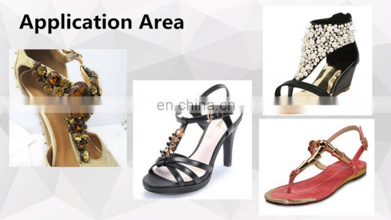 Clear Acrylic Rhinestone Ornaments For Women Shoe