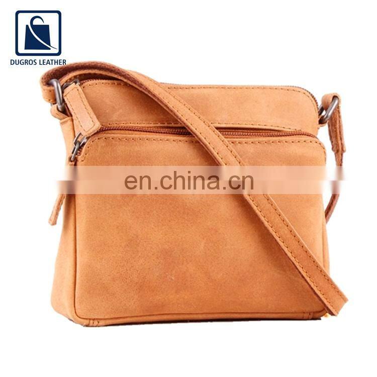 Top Quality Wholesale Genuine Leather Shopping Sling Bag for Women