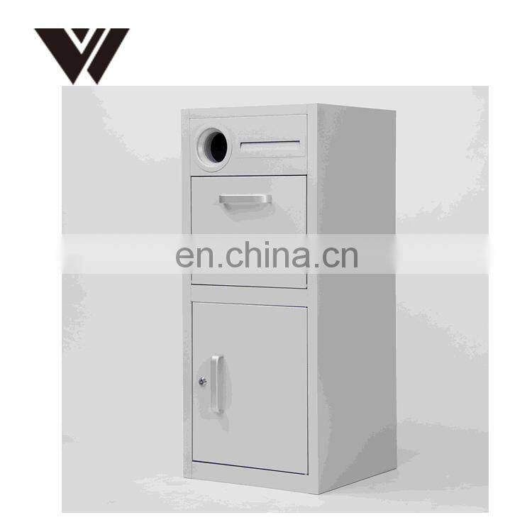 Home Large Package Waterproof Outside Metal Steel Letter Mail Mailbox Post Wall Mount Outdoor