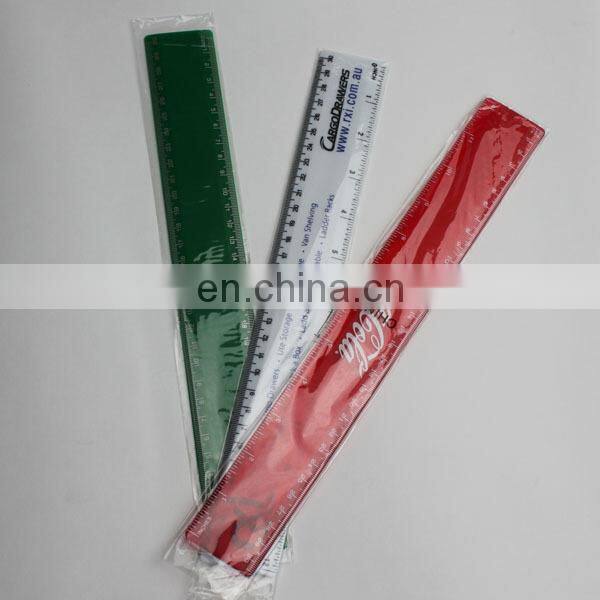 Custom School 30cm 12 inch Bamboo Plastic Rulers