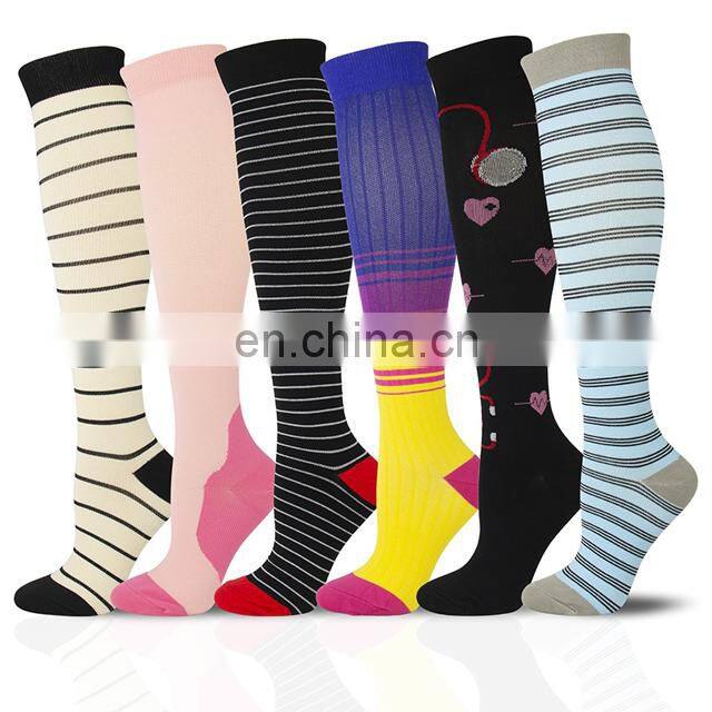 Men Women Varicose Athletic Fun Stocking Compression Sport Socks