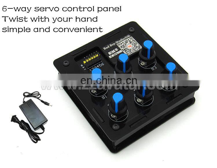 Main body black acrylic a little stainless steel 3D printed parts education model robot arm robotic arm manipulator