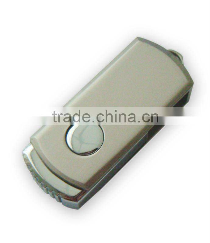 Swivel USB Flash Disk with Metal Material Pendrive design