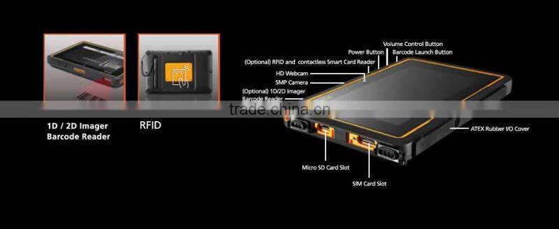 Made in Taiwan qualified full rugged tablet 7 inch Getac Z710