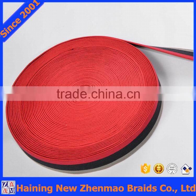 Tenacity woven three colors striped ribbon with national jacquard