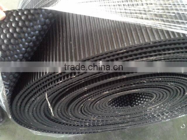 Fine-ribbed Bottom Pebble Stall Mat for cows & horses