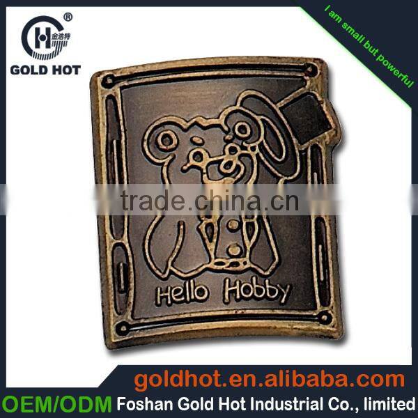 factory supply custom superman logo in square shape Accept Paypal