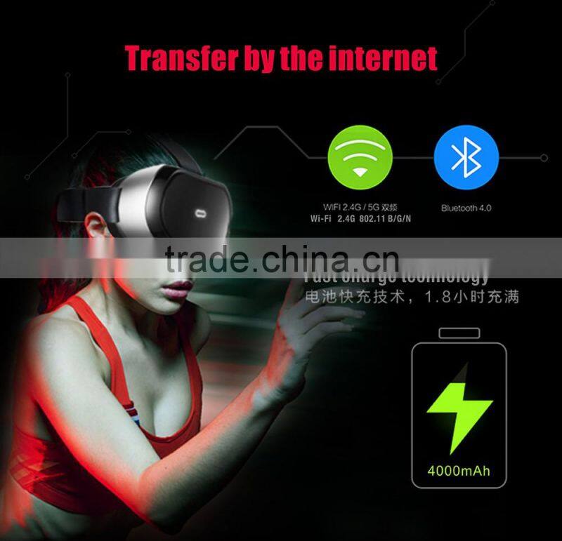 WIFI Bluetooth 4.0 3d glasses All in one Virtual Reality VR headset