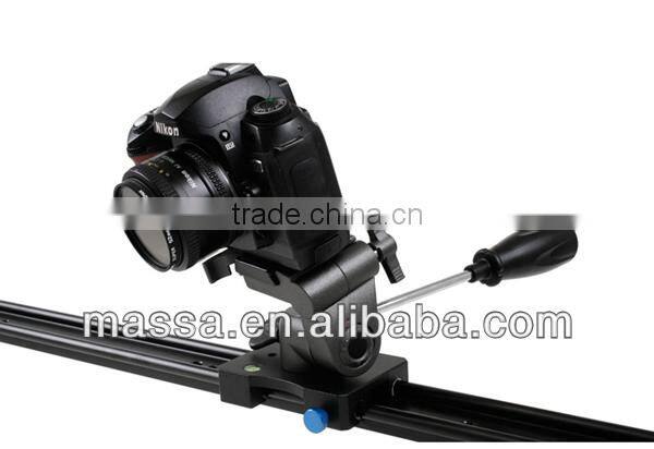 High quality!! China Massa 80cm Lightweight Video camera slider