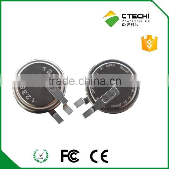 high temperature battery for TPMS,3v coin battery Maxell CR2450HR lithium cell