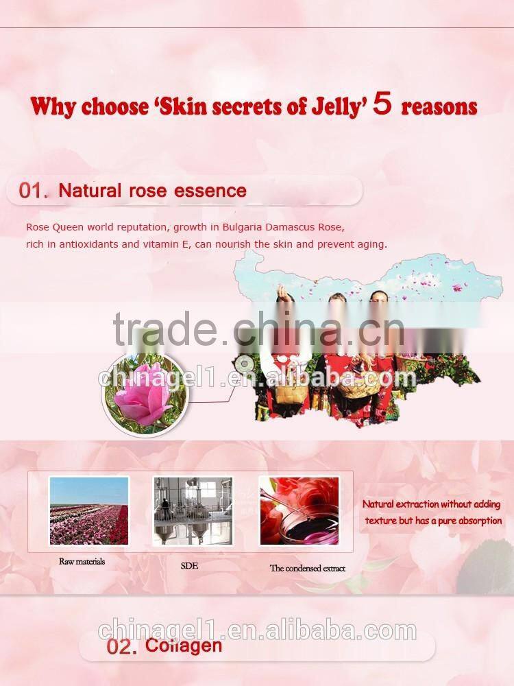 Rose Deep Moisturizing whitening Freezer Gel Cosmetic Facial Mask