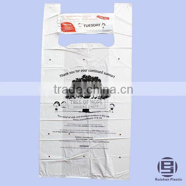FF Biodegradable Donation Bag With Printing For Charity