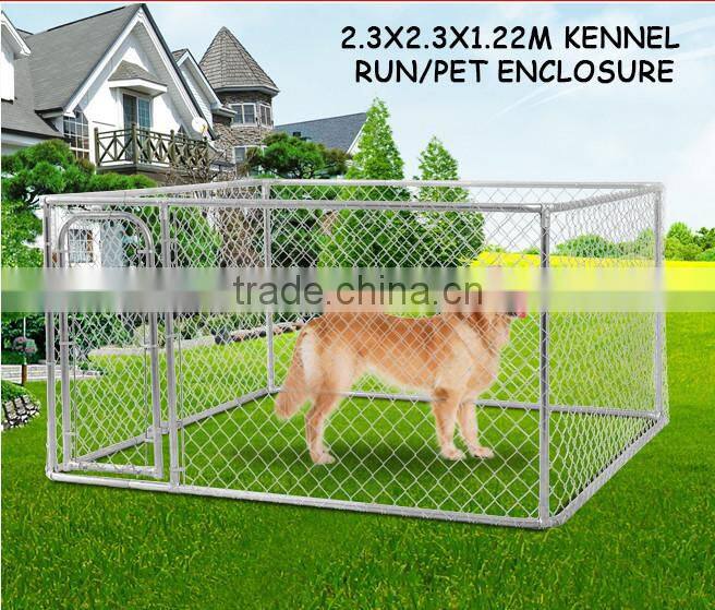 Alibaba China - fully welded 1 3/8" O.D. glavanized tubing frames 4 x 4 x 6 H Complete Kennel