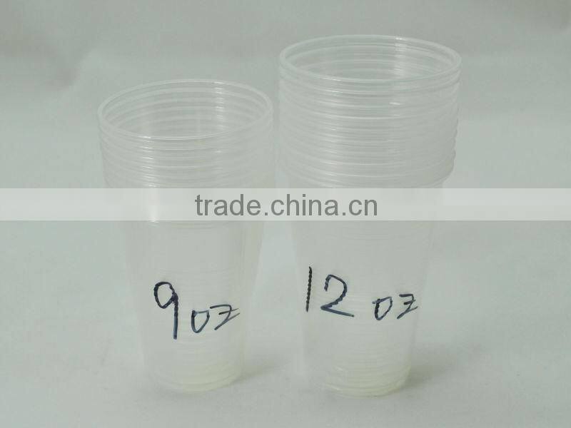 9oz 12oz Disposable Tableware Plastic Cup