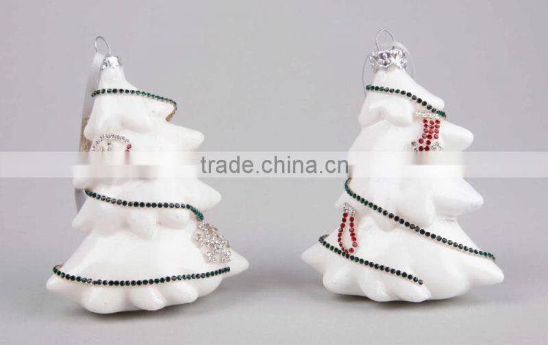 New Design Christmas tree ornament Xmas Ornament glass hangers