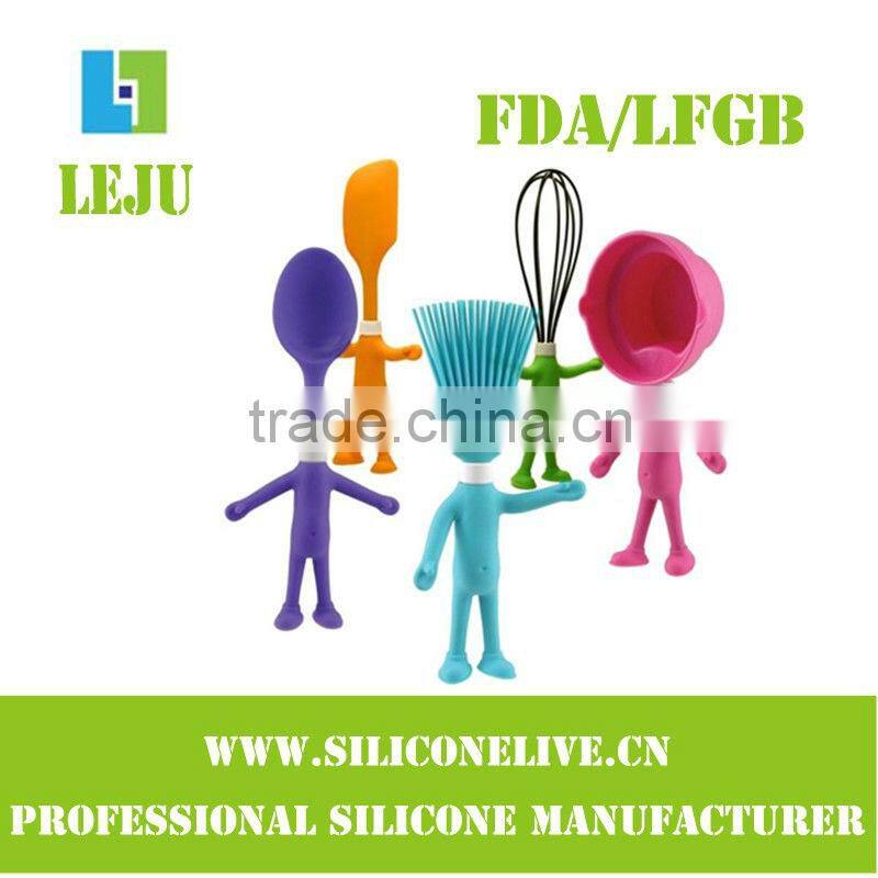 colorful silicone cookware