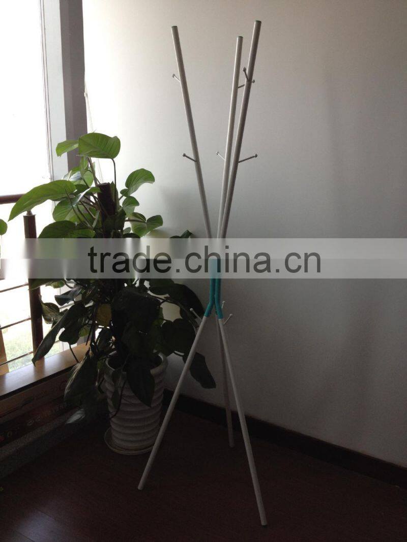 Pretty and Tree shape Steel matel balcony coat dryer rack