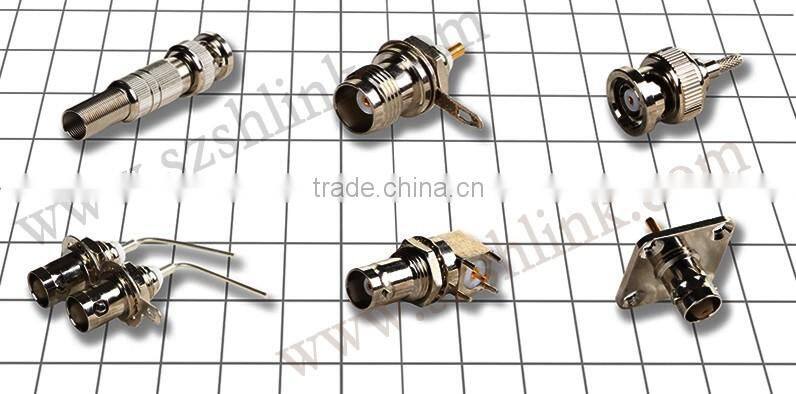 Waterproof female BNC connectors for RG174 RG316 flexible cable