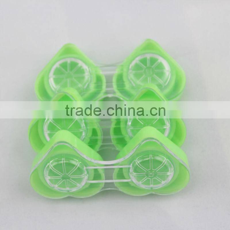 special heart shape contact lens case /container