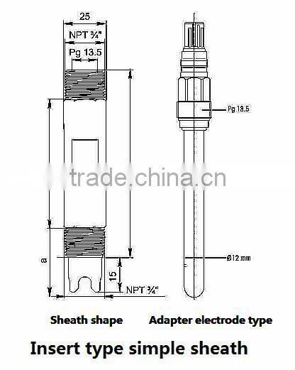 MB4 PH/ORP glass PH electrode