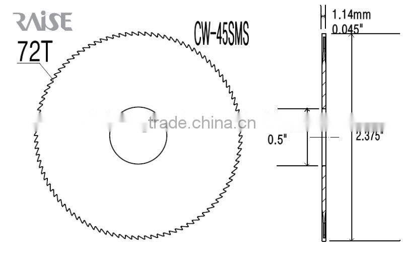2015 newest slitting milling cutter china jiangsu zhangjiagang manufacturer