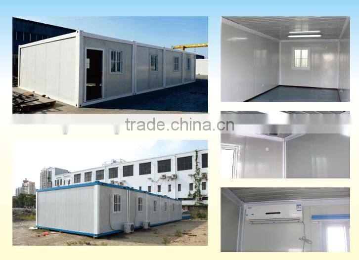 Flat pack container cabin
