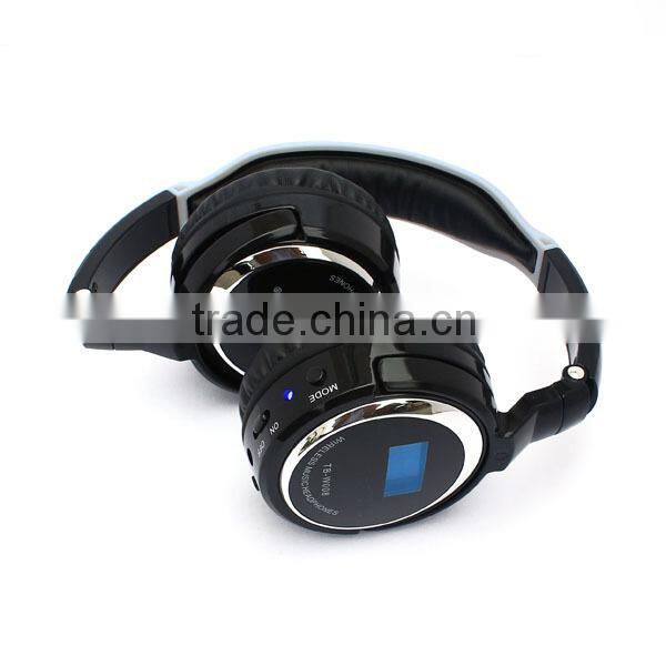 hot new products for 2014 wireless headphones support tf card with FM radio free samples