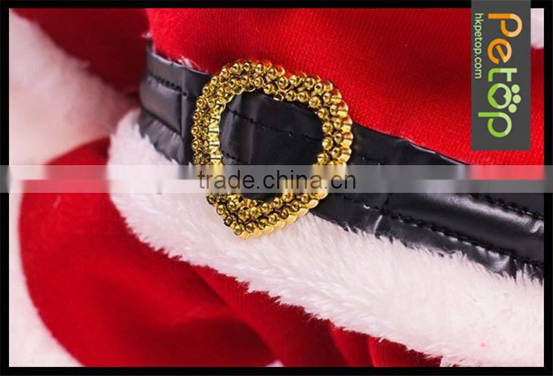 Christmas Santa claus dog clothes