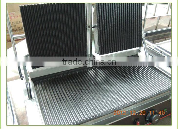 Stainless Steel Panini Press Sanwich Maker,Electric Contact Grill BN-813(CE Approval)