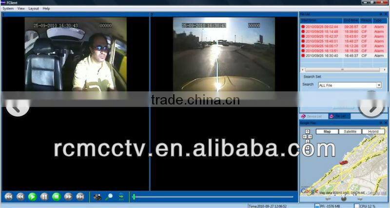 Professional Car Power Supply Design 4CH Mobile Car DVR Shock Proof Support Software Upgrading Customized Function