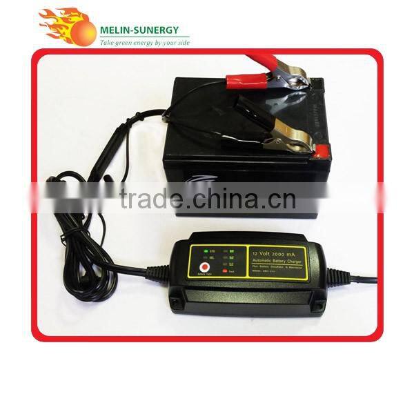 6v/12V Automatic AGM rechargeable battery charger 1A for Vehicle