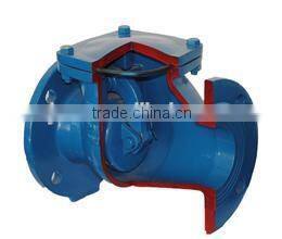 Cast Iron Swing Single Disc Rubber Soft Seal Flange Check Valve H44X